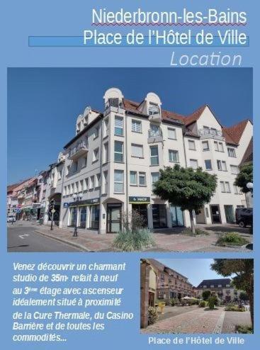 Charmant Studio Classe 3 Etoiles Au Coeur De Niederbronn-Les-Bains Exteriér fotografie